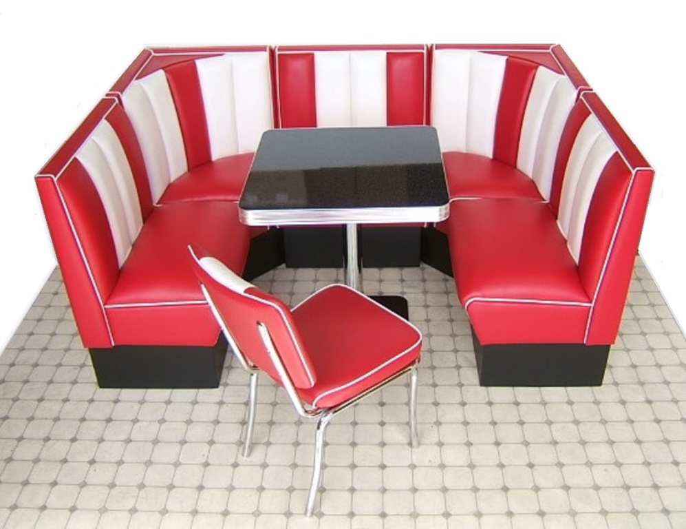 American 1950s Pada retro diner furniture project from Brunei Pada retro diner